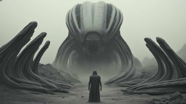 Vision Dark Видеоролики HORROR в стиле HR Giger