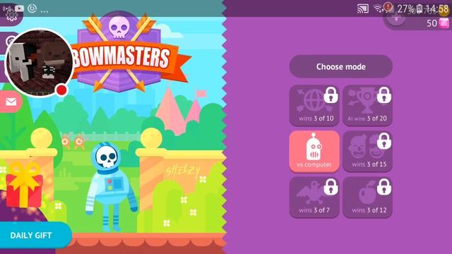 Стрим игры "Bowmasters". смотреть онлайн