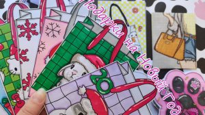 Подарки на Новый Год🎁Новогодняя распаковка🎄Бумажные сюрпризы😍