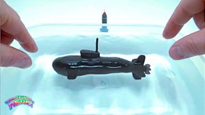 ПОДВОДНАЯ Лодка  из Пластилина ПЛАВАЕТ !