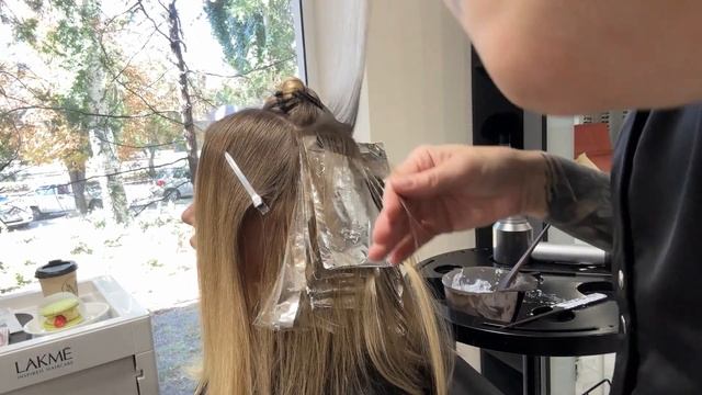 Окрашивание Airtouch / схема ромб ♦️