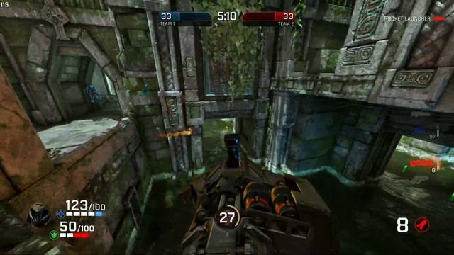 Quake Champions PC 2k @ 60fps Awoken ingame Team Deathmatch смотреть онлайн