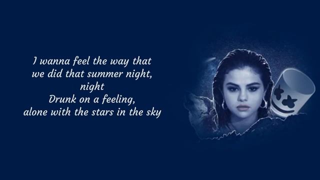 Selena Gomez and Marshmello Wolves Lyrics - Video Lyric смотреть онлайн