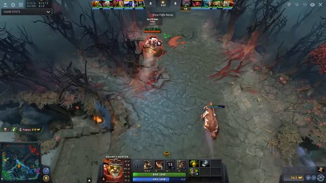 Dota 2 Bounty Hunter 7090 MMR 9/2/15 (Kills/Deaths/Assists) Ranked Full Gameplay смотреть онлайн