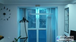 Потолочная сушилка с электроприводом пультом дистанционного управления Bitronix C6 Multifunction