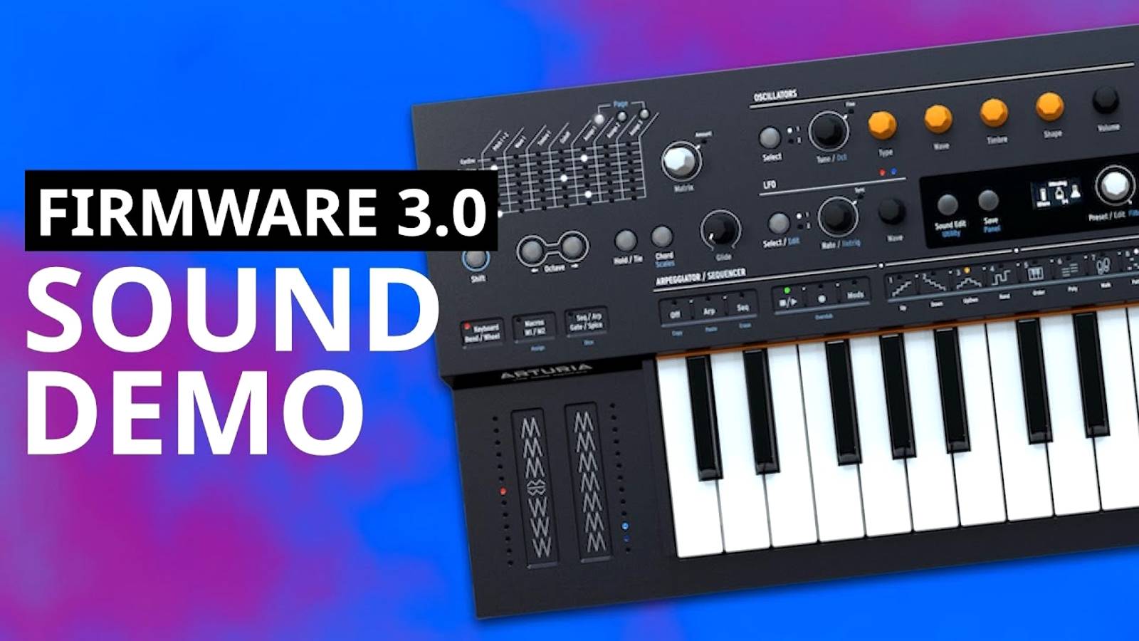 Arturia MiniFreak: Firmware 3.0 Sound Demo смотреть онлайн