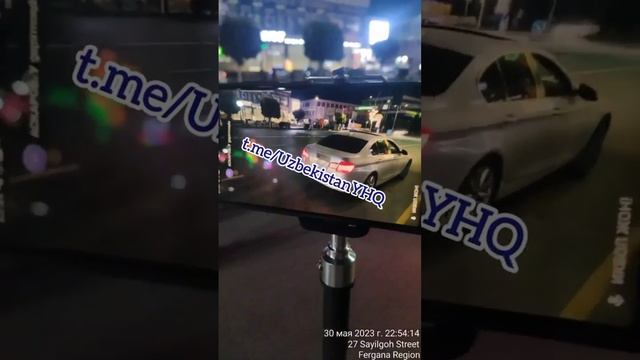 Фарғона замначальник ОблГАИ ўғли БМВ бошқариб ГАИга тушди. Видео давомини ўтказиб юборманг. смотреть онлайн