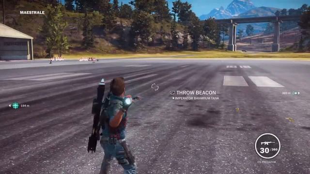 Just Cause 3 Cargoplane Tank Drop