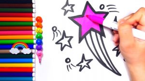 การระบายสีและการวาดภาพ - ดวงดาว