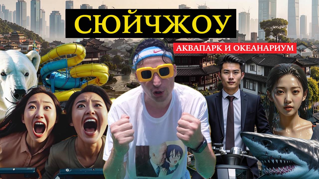 Сучжоу. Аквапарк и океанариум.