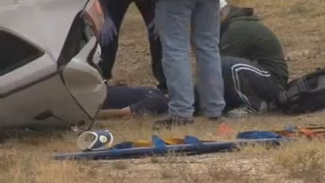 Two People Transported To The Hospital After Rollover Accident