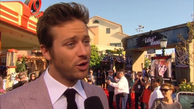 The Lone Ranger: Armie Hammer World Premiere Interview | ScreenSlam смотреть онлайн