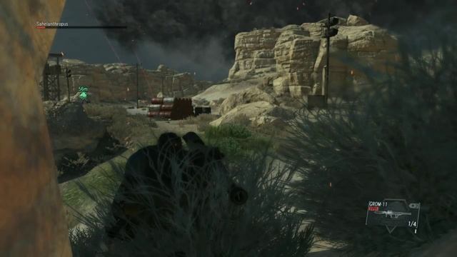 METAL GEAR SOLID V: THE PHANTOM PAIN Босс "Сахелантроп" смотреть онлайн