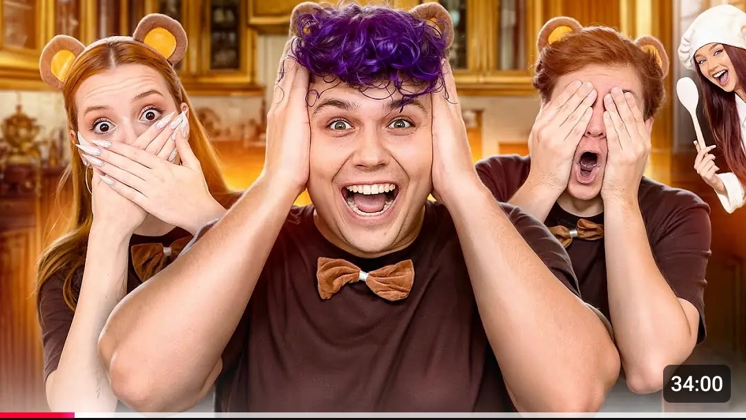 Готовим еду но мы ГЛУХОЙ/СЛЕПОЙ/НЕМОЙ смотреть онлайн