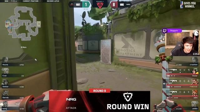 NRG v 100T Fracture Map 2 Americas League смотреть онлайн