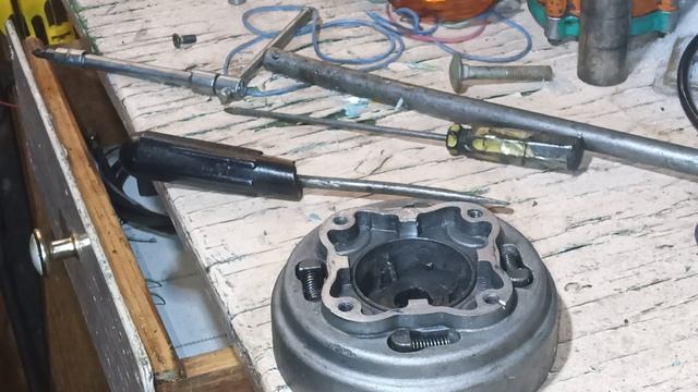 как собрать сцепление мопеда альфа смотреть онлайн