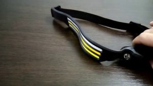 Фонарь налобный, светодиодный, с аккумулятором, с датчиком движения KY-689-3