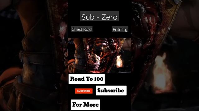 Sub - Zero Fatality Chest kold mortal kombat pc sub zero vs scorpion смотреть онлайн