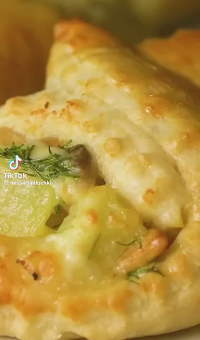 Закусочные конвертики с начинкой. ОЧЕНЬ ВКУСНЫЕ!!! смотреть онлайн