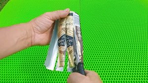 Ветряк из алюминиевой банки для отпугивания птиц. Самоделка своими руками