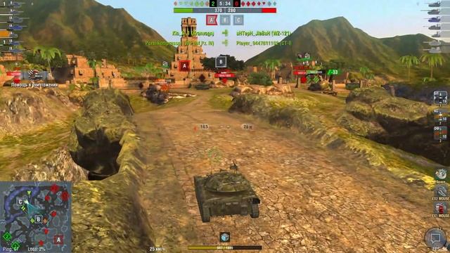 WoT Blitz, T92E1, Древние пирамиды смотреть онлайн