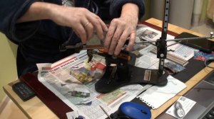 Пробую Узкие Т-образные Веневские алмазные абразивы.