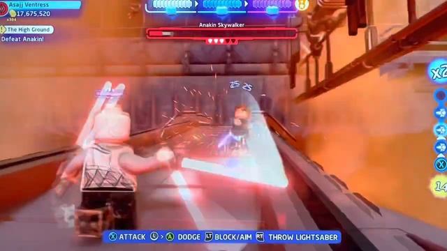 Lego Star Wars: TSS - Asajj Ventress Vs Anakin Skywalker! смотреть онлайн