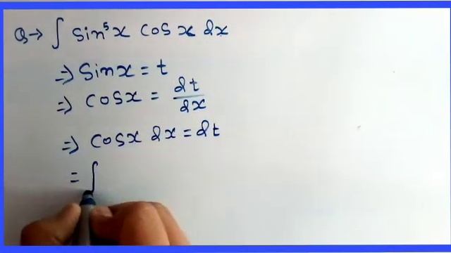 #5.35|| Indefinite Integrals|| Integration of sin^5 x cosx смотреть онлайн
