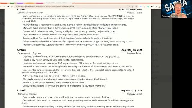 Что писать в резюме Go-разработчику | Разбор CV | Эйч Навыки
