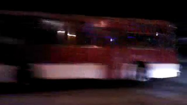 "Лиаз-677" на маршруте в городе Рудный (19.02.15) смотреть онлайн