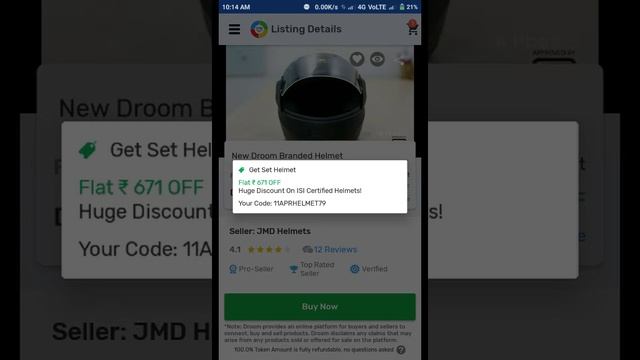 droom helmet only 79₹ fast buy trick 2018 смотреть онлайн