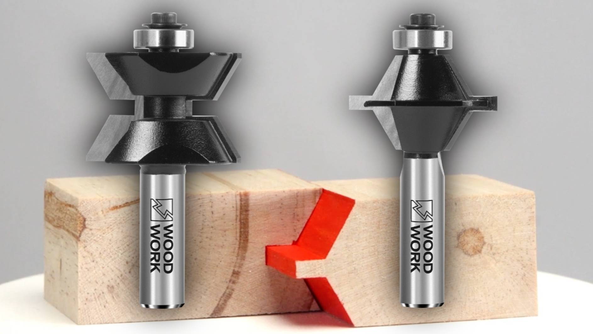 Соединение или имитация массива | Комплект фрез для соединения щитов и планок 956.4035.12 Woodwork смотреть онлайн