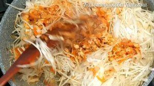 Самая Гениальная Вкусная Выпечка!Этот Шедевр Покоряет Всех!Быстро,ПростоPuff pastry pie with cabbage