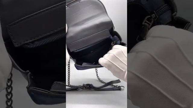 Сумка кросс боди женская через плечо DeoGlory замок птицы синяя маленькая смотреть онлайн