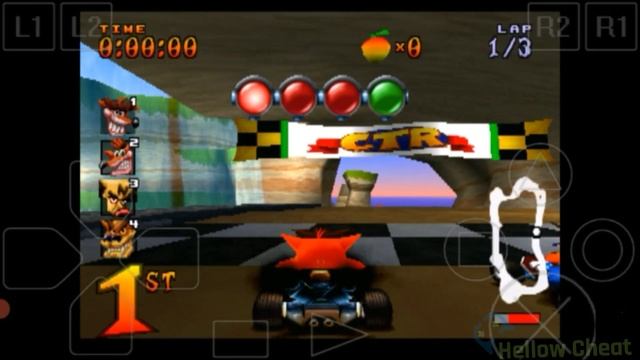 CTR : Crash Team Racing (PSX Ps1) Cheat Code Complete Character With EPSXe Emulator