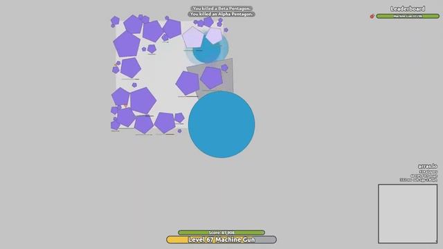 Arras.io | Cleaning all alpha pentagon with Machine Gun and Team Police and using some commands Pt1 смотреть онлайн