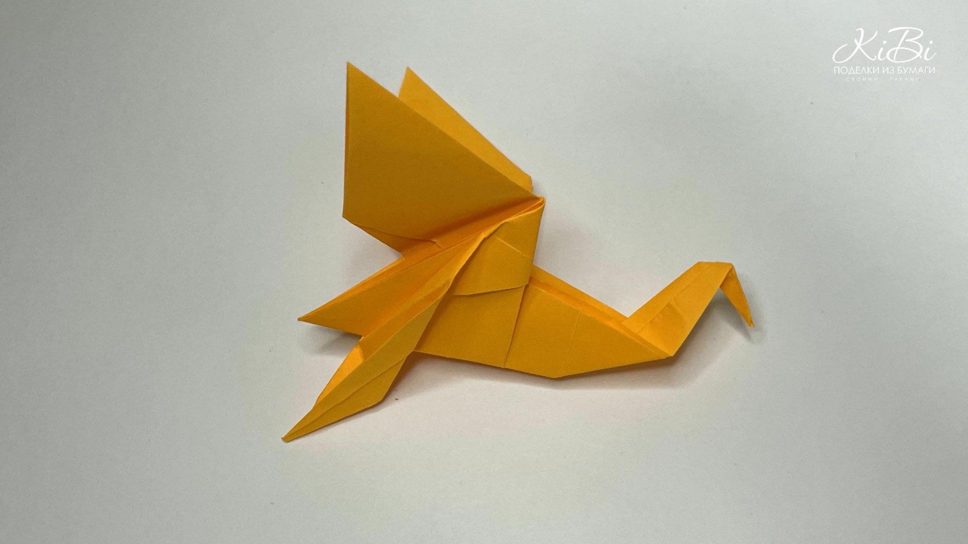 Птица оригами из бумаги | Поделки из бумаги своими руками | DIY смотреть онлайн