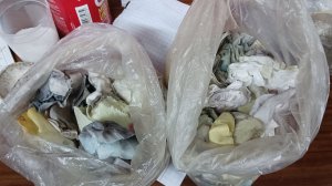 Золото из фильтров.Заработал на отходах.