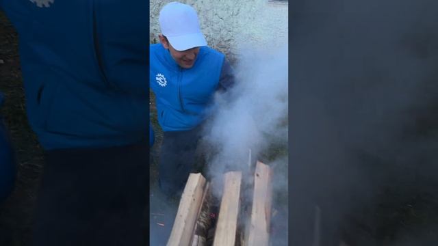 Открываем шашлычный сезон! #компрессор #юмор #шашлыки смотреть онлайн