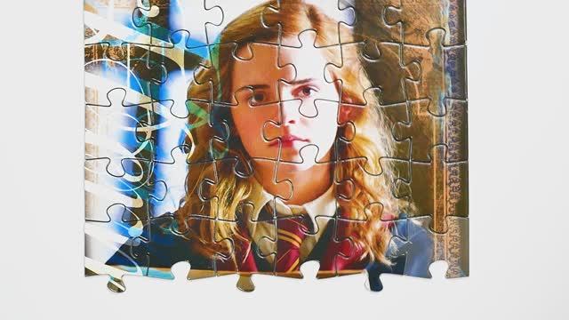 Гермиона из Гарри Поттера - собираем пазлы. Harry Potter Hermione Granger Puzzle | Раскрашка ТВ смотреть онлайн