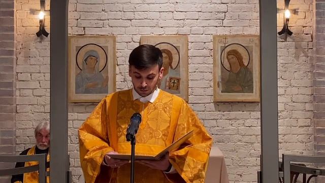 Вечерня на русском языке. Неделя 16-я по Пятидесятнице. 12 октября 2024 смотреть онлайн