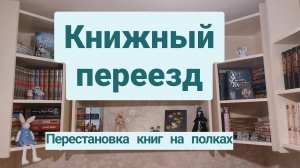 КНИЖНЫЙ ПЕРЕЕЗД | Расставляю книги на новые полки