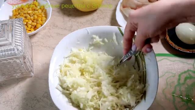 Быстрый салат: кальмары и ..... Рецепт внутри смотреть онлайн