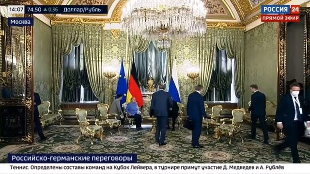 Меркель здоровается в Кремле на русском языке смотреть онлайн