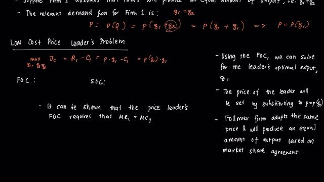 Low Cost Price Leadership Oligopoly Model смотреть онлайн