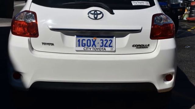 2012 Toyota Corolla ZRE152R MY11 Ascent White 4 Speed Automatic Hatchback смотреть онлайн
