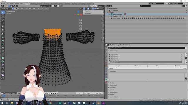 Two Models in One- Layer Vroid Clothes in Blender -Mega Tutorial 4/5 смотреть онлайн