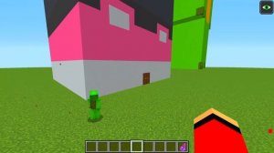 JJ And Mikey Built SUPER LONG MOB HOUSE INSIDE JJ PRO vs Mikey NOOB in Minecraft Maizen