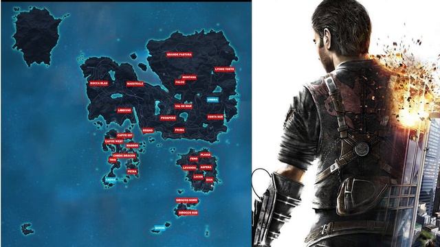 Map Comparison across Just Cause 2 through Just Cause 4. смотреть онлайн