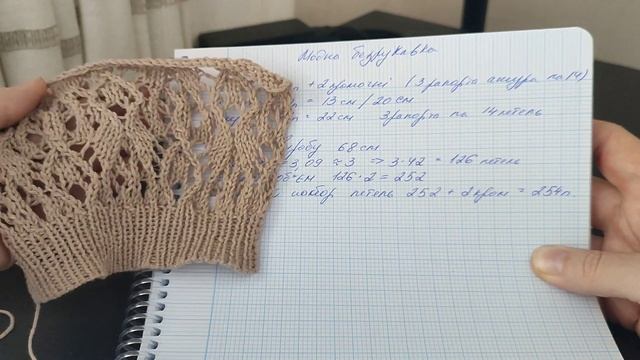 Модна ажурна безрукавка. Зразок. Розрахунок. смотреть онлайн